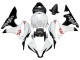 2007-2008 Honda CBR600RR Motorcycle Fairings - White Matte Black Red Repsol UK