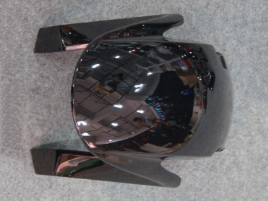 2007-2008 Honda CBR600RR Motorcycle Fairings - Glossy Black Orange Flame UK
