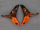 2007-2008 Honda CBR600RR Motorcycle Fairings - Glossy Black Orange Flame UK