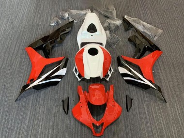 2007-2008 Honda CBR600RR Motorcycle Fairing Kits - White Red Glossy Black UK