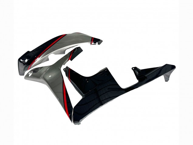 2007-2008 Honda CBR600RR Motorcycle Fairings - Silver Red Glossy Black UK