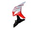 2007-2008 Honda CBR600RR Motorcycle Fairing - White Red Glossy Black UK