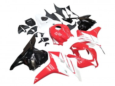 2009-2012 Honda CBR600RR Motorcycle Fairing Kits - White Red Glossy Black UK