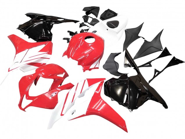 2009-2012 Honda CBR600RR Motorcycle Fairing Kits - White Red Glossy Black UK