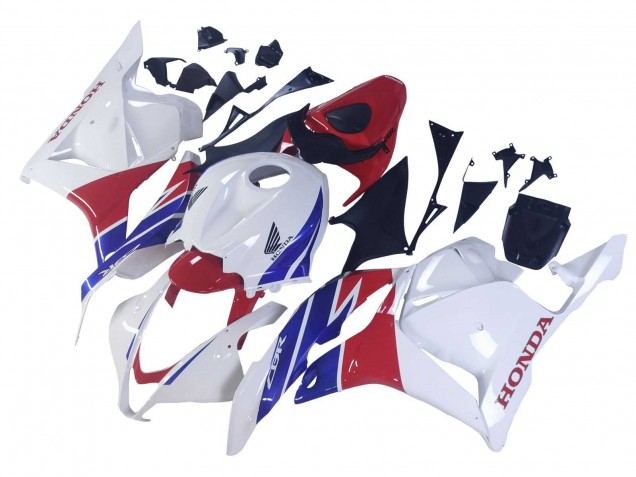 2009-2012 Honda CBR600RR Motorcycle Fairings - White Red Blue UK