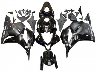 2009-2012 Honda CBR600RR Motorcycle Fairings - Glossy Black Matte Black UK