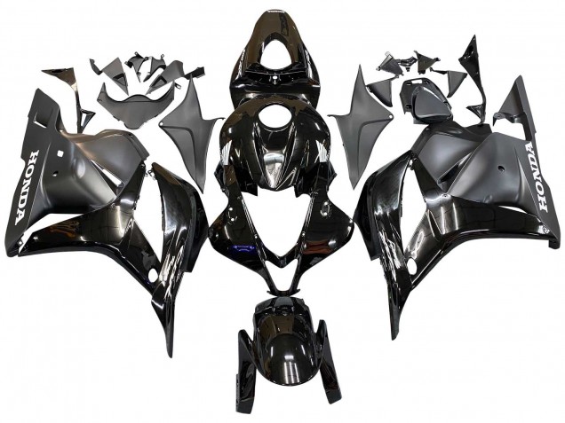 2009-2012 Honda CBR600RR Motorcycle Fairings - Glossy Black Matte Black UK