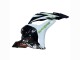 2009-2012 Honda CBR600RR Motorcycle Fairings - White Green Glossy Black Hannspree UK