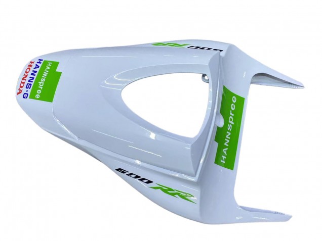 2009-2012 Honda CBR600RR Motorcycle Fairings - White Green Glossy Black Hannspree UK