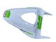 2009-2012 Honda CBR600RR Motorcycle Fairings - White Green Glossy Black Hannspree UK