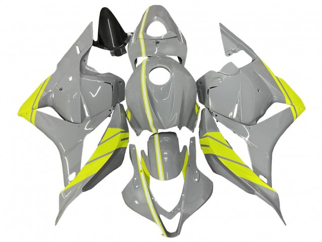 2009-2012 Honda CBR600RR Motorcycle Fairing Kits - Nardo Grey Yellow UK