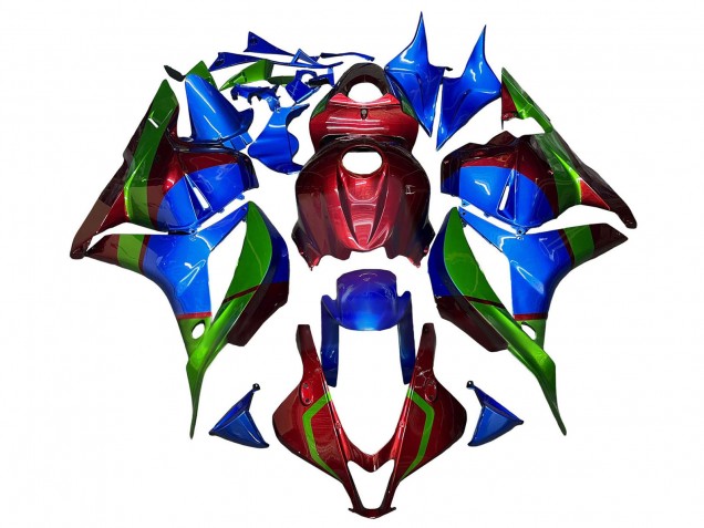 2009-2012 Honda CBR600RR Motorcycle Fairings - Blue Red Green UK