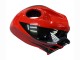 2009-2012 Honda CBR600RR Motorcycle Fairings - Red Glossy Black Matte Black Stripe UK