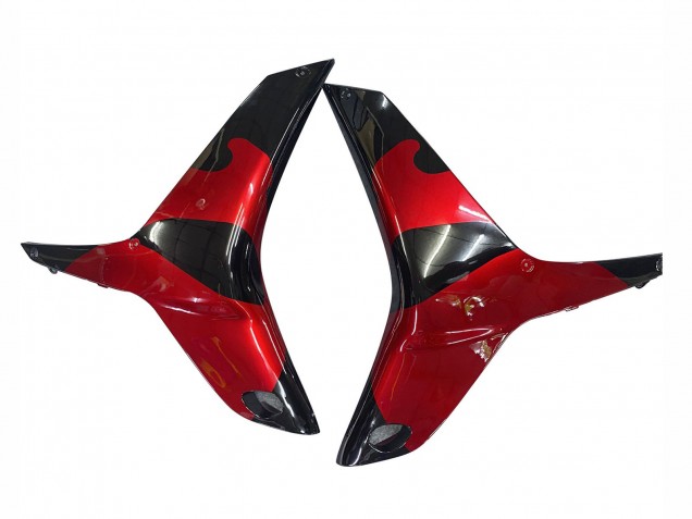2009-2012 Honda CBR600RR Motorcycle Fairings - Red Glossy Black UK