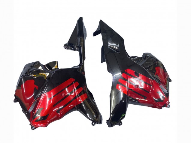 2009-2012 Honda CBR600RR Motorcycle Fairings - Red Glossy Black UK