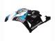 2009-2012 Honda CBR600RR Motorcycle Fairings Kit - White Blue Glossy Black UK