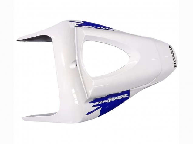 2009-2012 Honda CBR600RR Motorcycle Fairings Kit - White Blue Glossy Black UK