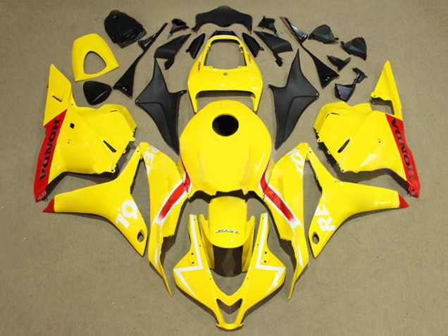 2009-2012 Honda CBR600RR Motorcycle Fairings - Yellow Red White Repsol UK