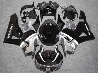 2013-2026 Honda CBR600RR Motorcycle Fairings - Silver Glossy Black UK
