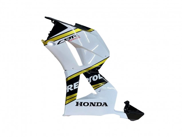 2013-2026 Honda CBR600RR Motorcycle Fairings - White Gold Glossy Black Repsol UK