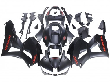 2013-2023 Honda CBR600RR Motorcycle Fairings - Matte Black Red Decals UK
