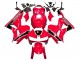 2013-2026 Honda CBR600RR Motorcycle Fairings - Red White Black UK