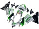 2004-2005 Kawasaki ZX10R Motorcycle Fairings - Green Silver Black 69 UK