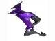 2008-2010 Kawasaki ZX10R Motorcycle Fairings - Purple Black UK
