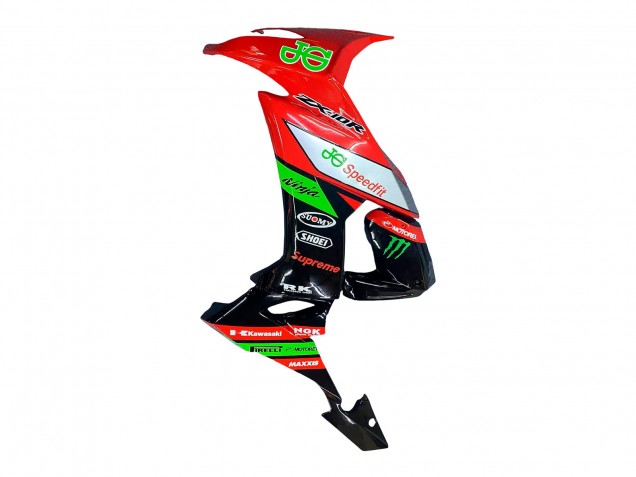 2008-2010 Kawasaki ZX10R Motorcycle Fairings - Red Green Black UK
