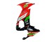 2008-2010 Kawasaki ZX10R Motorcycle Fairings - Red Green Black UK