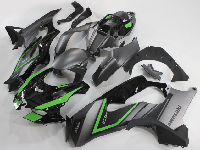 2021-2025 Kawasaki ZX10R Motorcycle Fairings - Grey Green Black UK