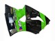 1998-1999 Kawasaki ZX6R Motorcycle Fairings - Green Glossy Black Elf Bridgestone UK