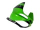 1998-1999 Kawasaki ZX6R Motorcycle Fairings - Green Glossy Black Elf Bridgestone UK