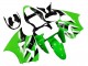 2000-2002 Kawasaki ZX6R Motorcycle Fairings - Green White Black UK