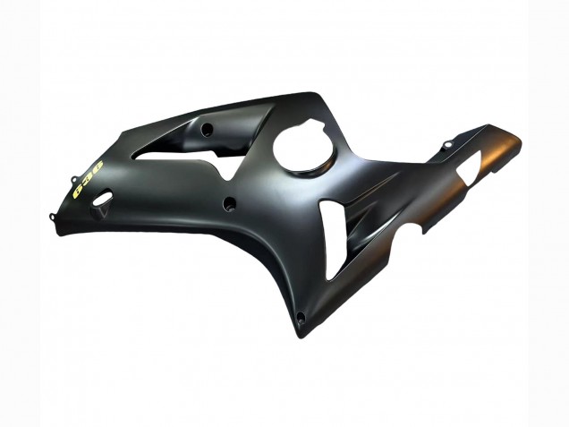 2003-2004 Kawasaki ZX6R Motorcycle Fairings - Matte Black Gold 636 UK