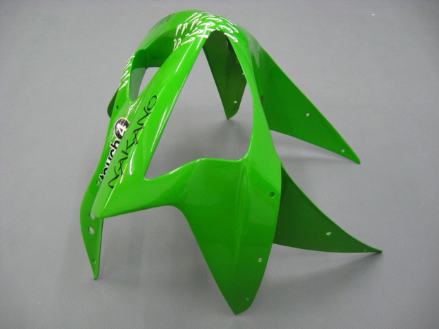 2003-2004 Kawasaki ZX6R Motorcycle Fairings - Green White Black Elf Bridgestone UK
