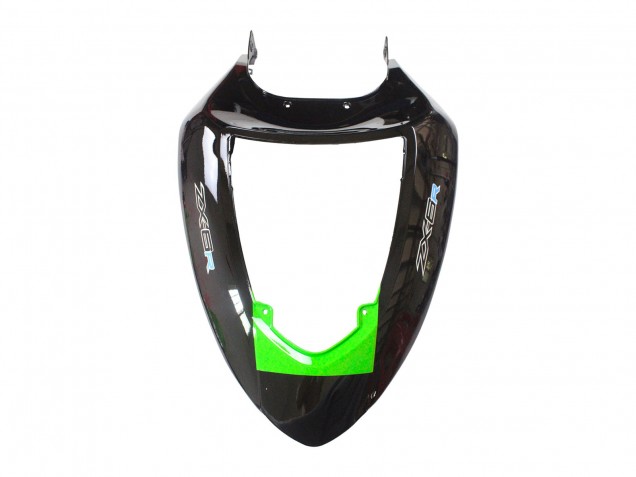 2005-2006 Kawasaki ZX6R Motorcycle Fairings - Green Red Black Elf 66 UK