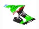 2005-2006 Kawasaki ZX6R Motorcycle Fairings - Green Red Black Elf 66 UK