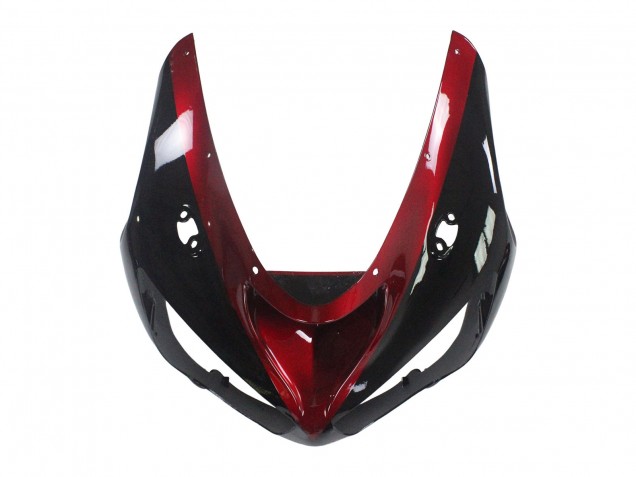 2005-2006 Kawasaki ZX6R Motorcycle Fairing - Red Glossy Black UK