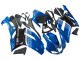 2007-2008 Kawasaki ZX6R Motorcycle Fairings - Black Blue Elf UK