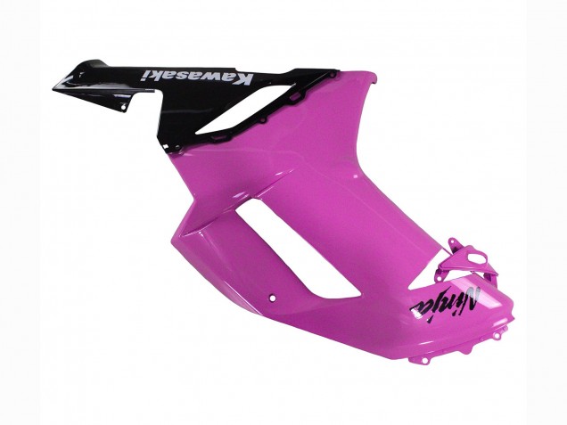 2007-2008 Kawasaki ZX6R Motorcycle Fairings - Black Pink Ninja UK
