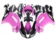 2007-2008 Kawasaki ZX6R Motorcycle Fairings - Black Pink Ninja UK