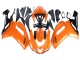 2007-2008 Kawasaki ZX6R Motorcycle Fairings - Orange Black Ninja UK