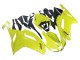 2007-2008 Kawasaki ZX6R Motorcycle Fairings - Yellow Ninja UK