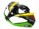 2009-2012 Kawasaki ZX6R Motorcycle Fairings - Green Glossy Black Yellow White Red Elf Monster UK