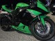 2009-2012 Kawasaki ZX6R Motorcycle Fairings - Green Glossy Black UK
