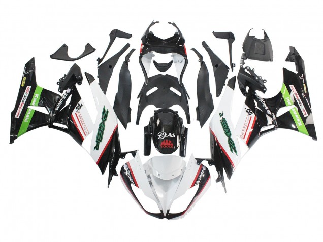 2009-2012 Kawasaki ZX6R Motorcycle Fairings - White Red Black Green UK