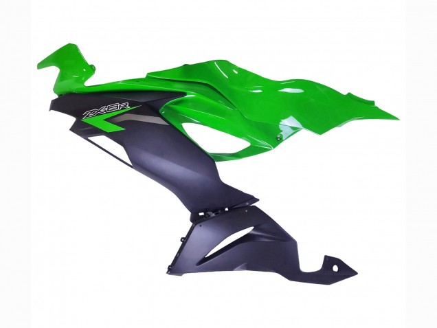 2019-2022 Kawasaki ZX6R Motorcycle Fairings - Green Matte Black UK