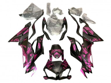 2019-2022 Kawasaki ZX6R Motorcycle Fairings - Purple Black UK