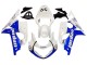 2000-2002 Suzuki GSXR1000 Motorcycle Fairings - White Blue Jordan 59 UK